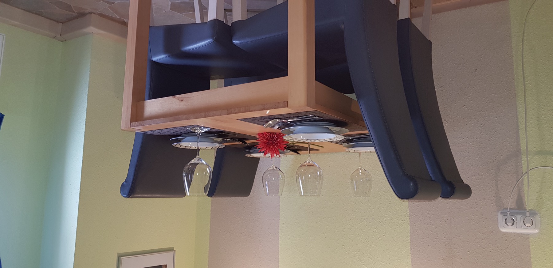 Ferienwohnung Mainblick – Esszimmer